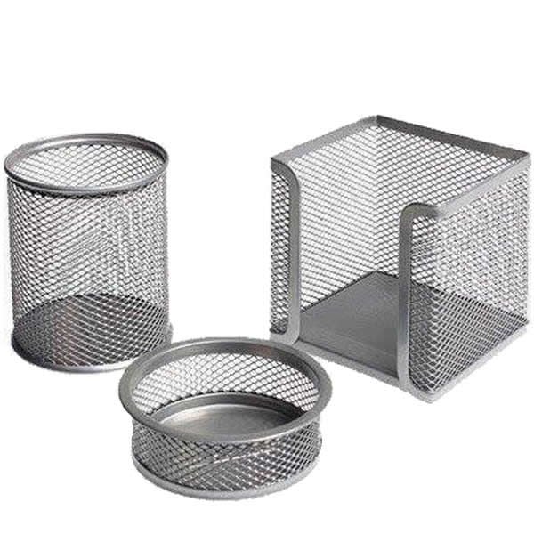 Drt 402 3 lü Gri Masaüstü Kalemlik Set