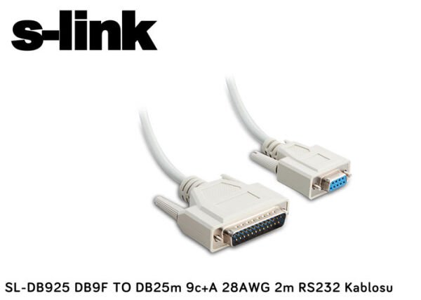 S-Link SL-DB925 RS232 Dişi To Paralel Dönüştürücü