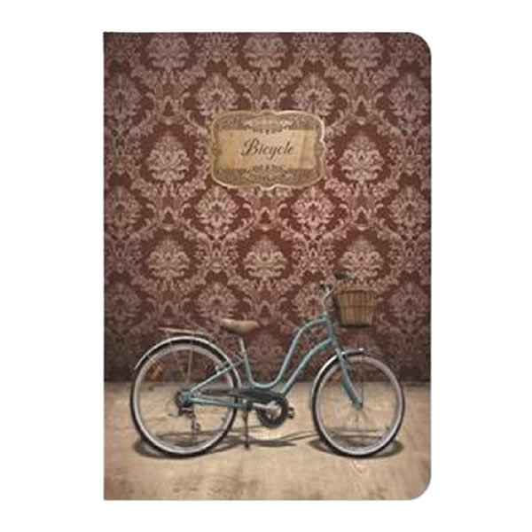 Scrikss A6 Retro Bicycle Çizgili Defter