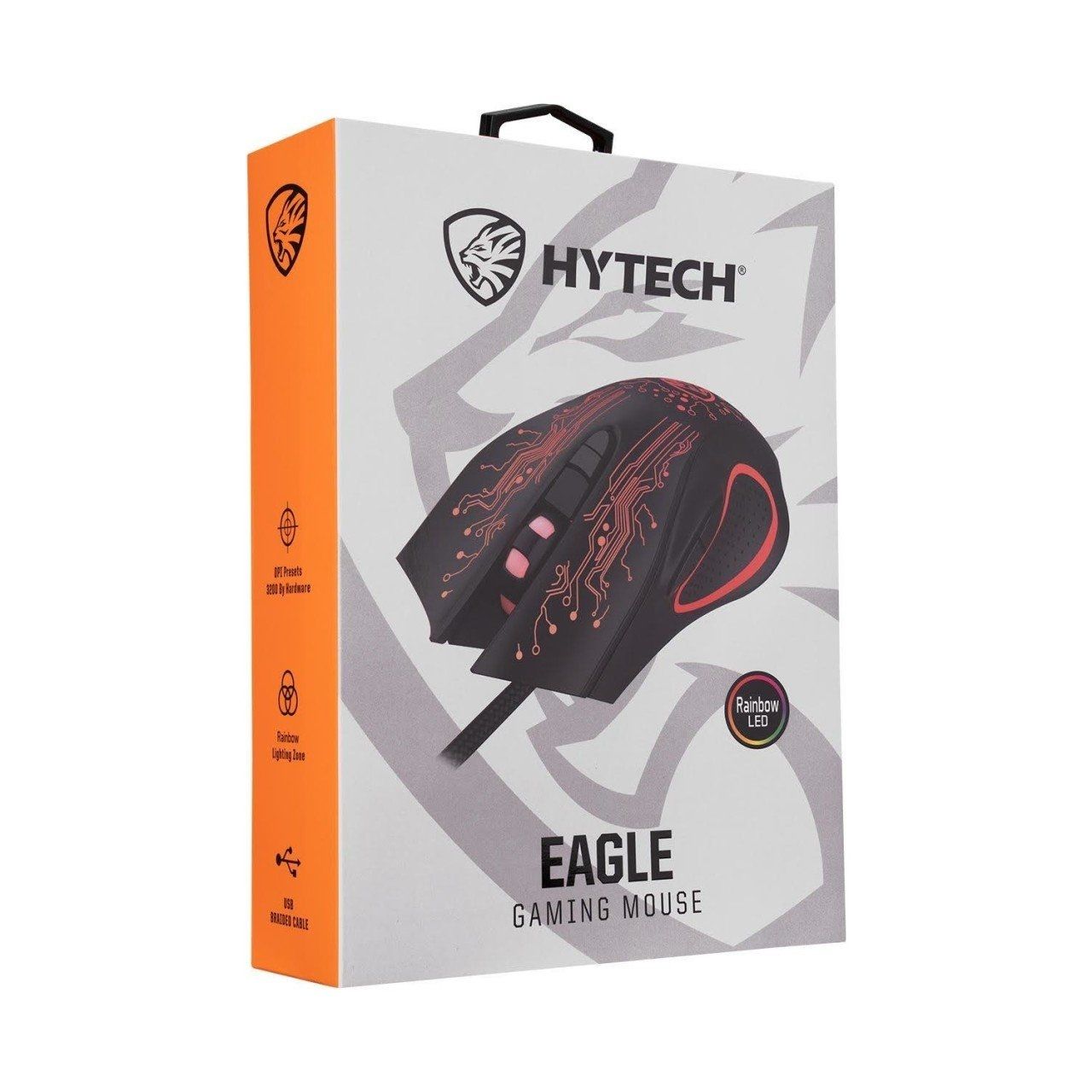 HYTECH HY-X8 EAGLE RGB LED IŞIKLI SİYAH OYUNCU MOUSE