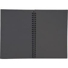Sry 17x24 Siyah Spiralli Defter