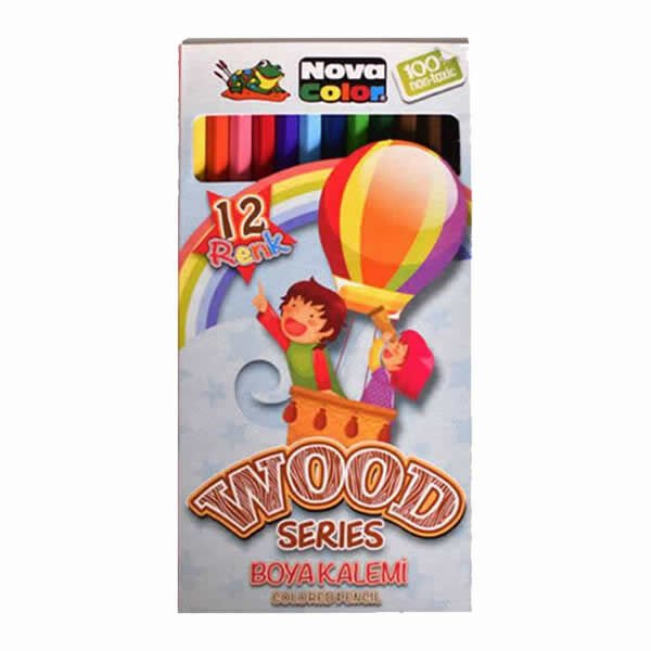 NOVA COLOR NC-402 12 Lİ UZUN KURU BOYA KALEMİ