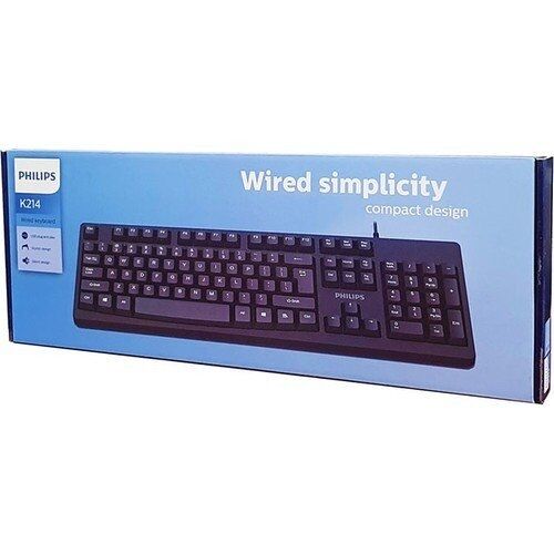 PHİLİPS SPK6214 SİYAH USB Q MULTİMEDİA KLAVYE