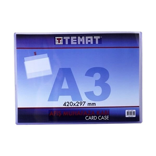 Temat 273243 A3 Şeffaf Afiş Muhafaza Kabı