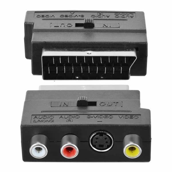 Hama Scart-RCA-Kompozit-S-Video AV Adaptör