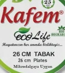 Kafem 0215 26 cm 10 lu Karton Tabak
