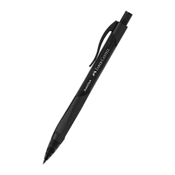 Faber Castell Auto Click 0,7 mm Klasik Siyah Gövde Versatil Kalem