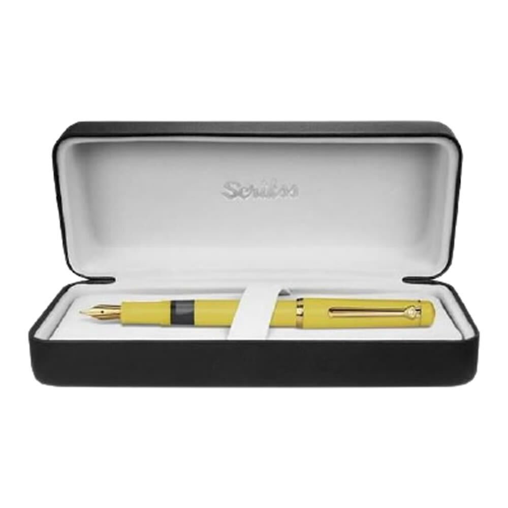 Scrikks 419 Lüks Kutulu Sarı Dolma Kalem