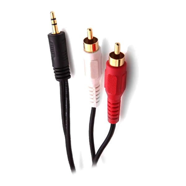 S-Link SL-857 1,5 mt 3,5 mm Stereo T-- 2Rca Kablo