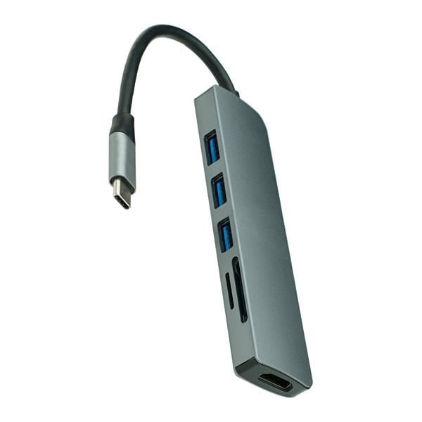 Daytona Airsky Hc-13 Type-C To 3*USB3.0 4K Ultra Hd HDMI Sd Kart Girişli 6IN1 Çevirici Hub Adaptör