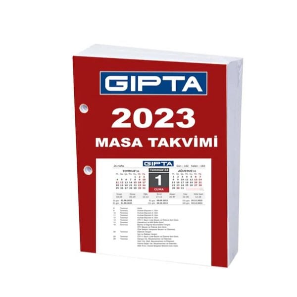 Gıpta 365GTB 10x13 Blok 2023 Takvim