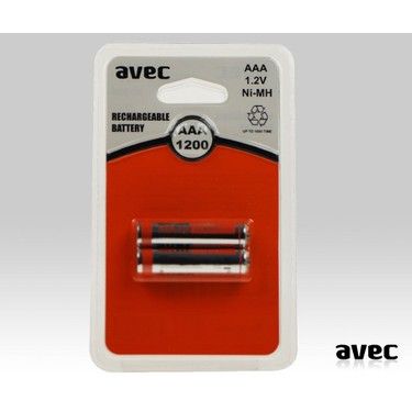 AVEC 2 Lİ 1200 MAH ŞARJLI İNCE PİL