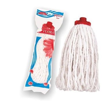 Flora F043 Papatya İp Kırmızı Mop