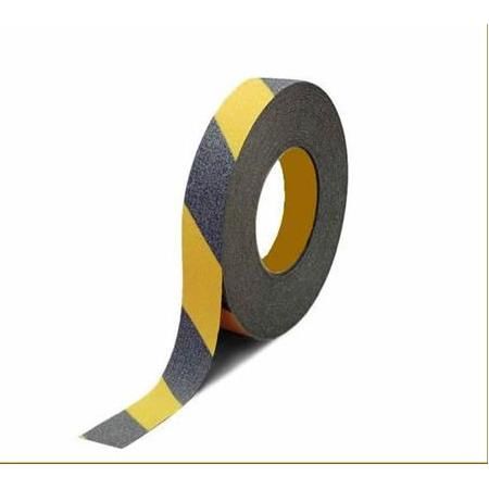 Mas 2659 50mm x25mt Sarı-Siyah Kaydırmaz Bant