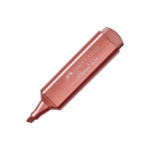 Faber-Castell 1546 Metalik Kırmızı Fosforlu Kalem