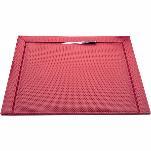 Gülpaş 240 10 Parça Macro Desen Bordo Lüks Deri Sümen Takımı