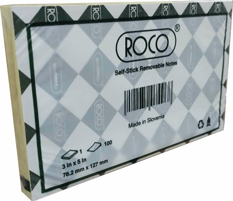 ROCO RQ-6514YL 76,2X127 YAPIŞKANLI NOT KAĞIDI