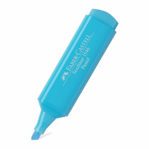 Faber-Castell 1546 Mavi Pastel Fosforlu Kalem