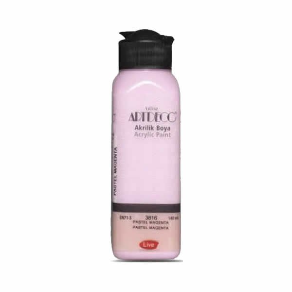 Artdeco 3816 140 ml Magenta Pastel Akrilik Boya