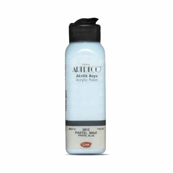 Artdeco 3810 140 ml Pastel Mavi Akrilik Boya