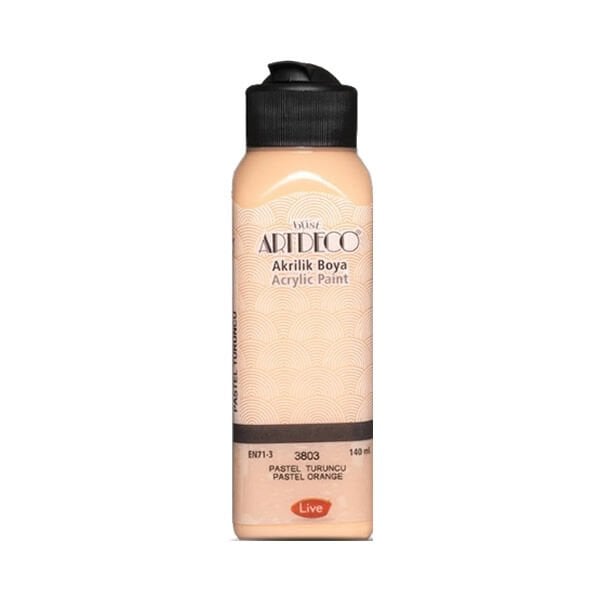 Artdeco 3803 140 ml Pastel Turuncu Akrilik Boya
