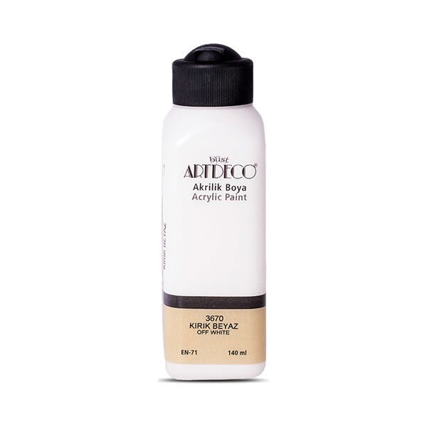 Artdeco 3670 140 ml Kırık Beyaz Akrilik Boya