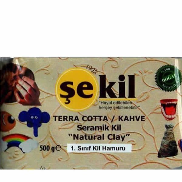 Şekil 500 Gr Kahverengi Seramik Kil