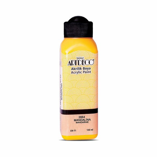Artdeco 3664 140 ml Mandalina Akrilik Boya