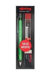 Rotring Visuclick 0,5 mm Min Silgi 3'lü Yeşil Okul Seti