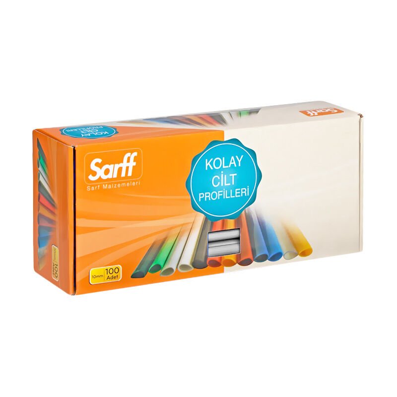 SARFF 15203012 10 MM 100 ADET ŞEFFAF OVAL SIRTLIK