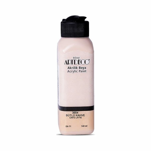 Artdeco 3654 140 ml Sütlü Kahve Akrilik Boya