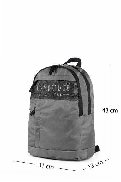 Cambridge 2105 Gri Polo Sırt Çantası