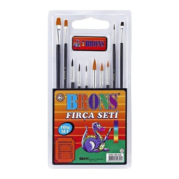 Brons BR-248 10 Adet Fırça Set