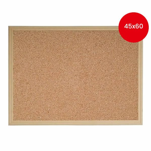 Bfs 45X60 Ahşap Çerçeveli Mantar Pano