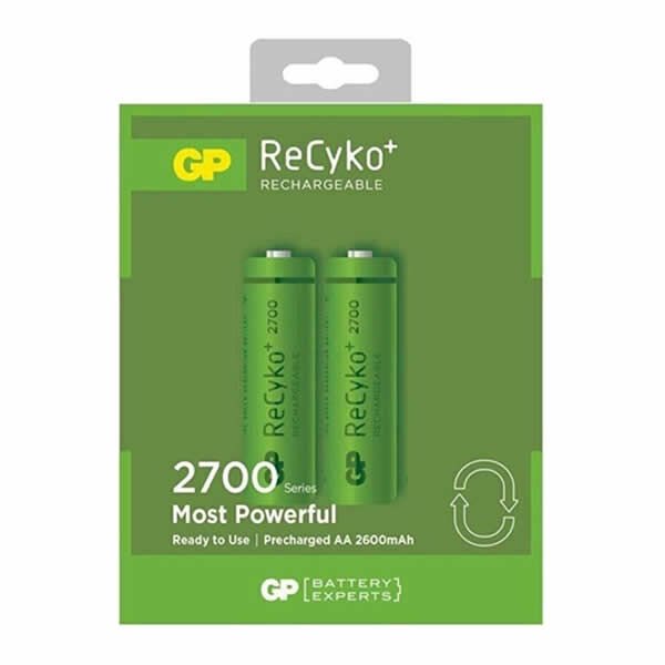 Gp 270AAHCEMTR-2GB 2600 Mah Recyko Nı-Mh 2 li Şarjlı Pil