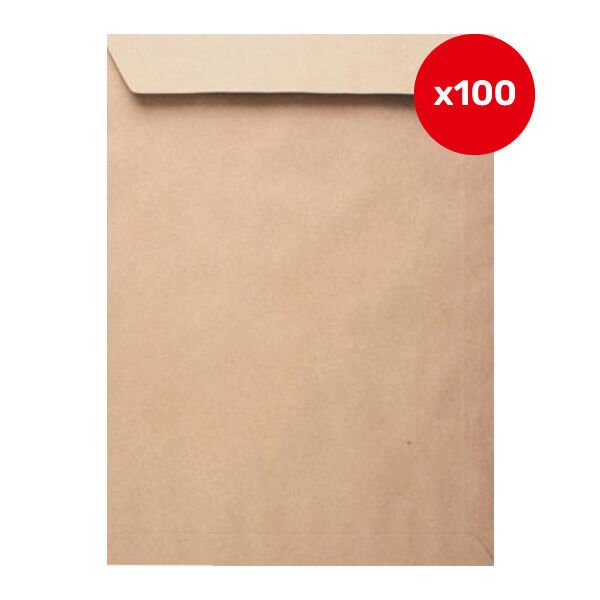Ofis 17x25 90 gr 100 lü Kraft Torba Zarf