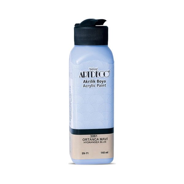 Artdeco 3061 140 ml Ortanca Mavi Akrilik Boya