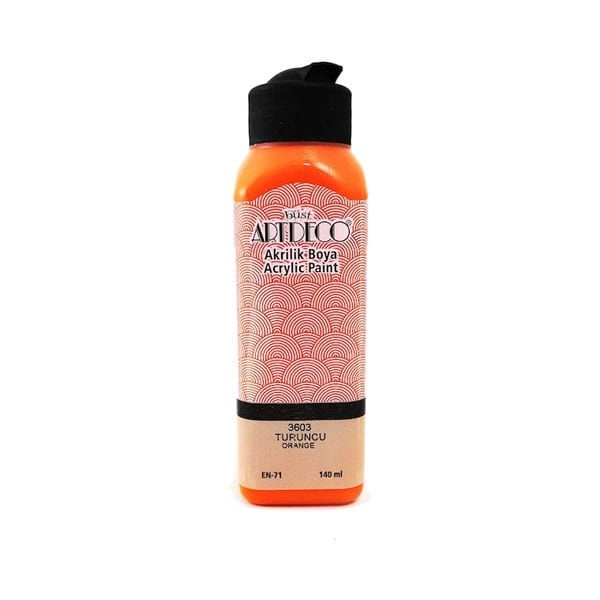 Artdeco 3603 140 ml Turuncu Akrilik Boya