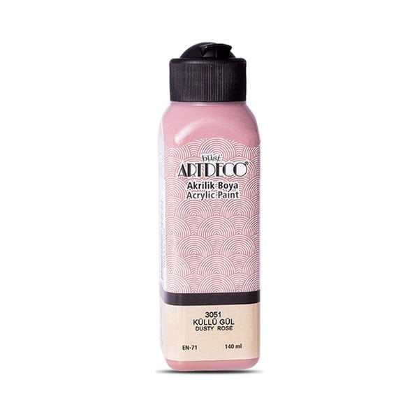 Artdeco 3051 140 ml Küllü Gül Akrilik Boya