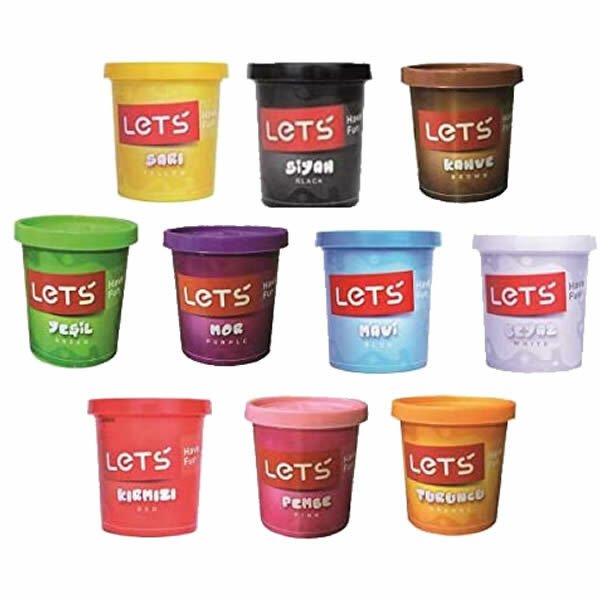 Lets L8340-6 150 gr Kahverengi Oyun Hamuru