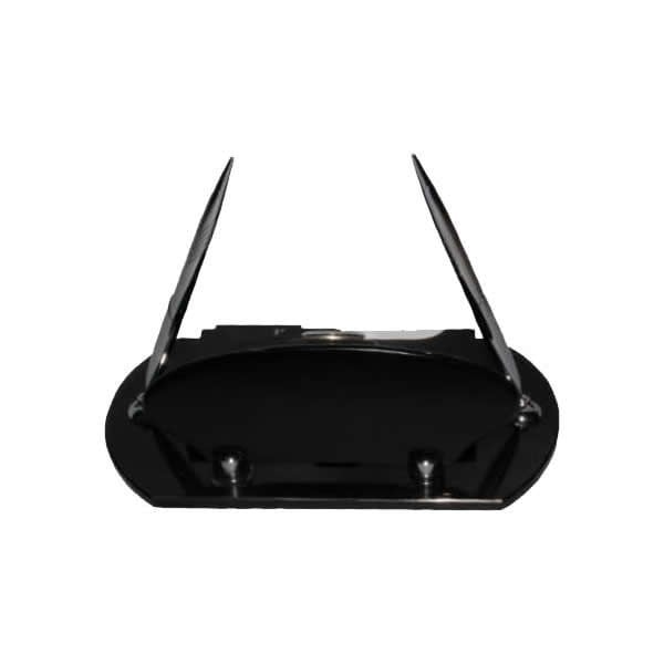 Mas-1030 Yıl-Pla Saatli Siyah Ahşaplı Masa Seti