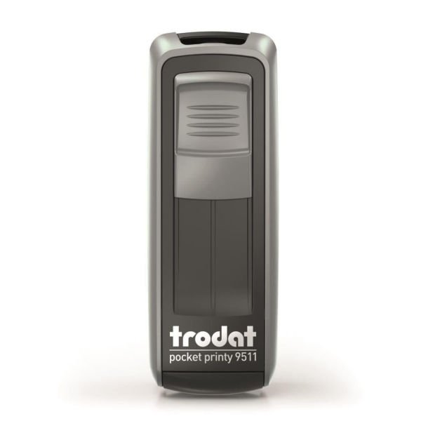 Trodat 9511 38x14 mm Koyu Gümüş Gövdeli Kişisel Küçük Boy Kaşe Boş Kaşe