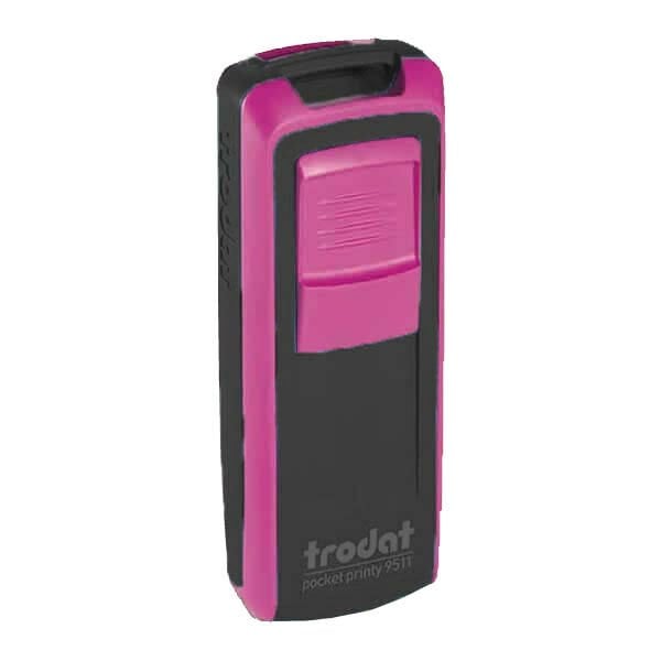Trodat 9511 38x14 mm Pembe Gövdeli Kişisel Küçük Boy Cep Kaşesi Boş Kaşe