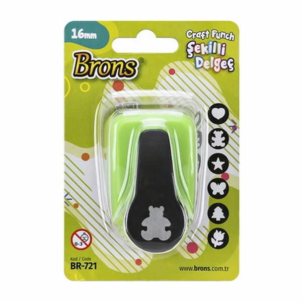 Brons BR-721 16 mm Şekilli Delgeç