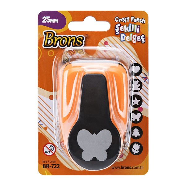 Brons BR-722 25 mm Şekilli Delgeç