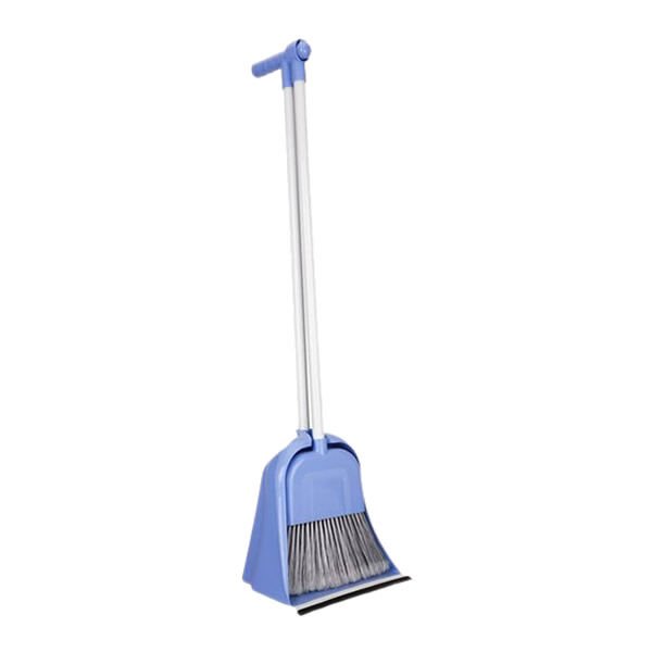 Flora F077 Mega Soft Hazneli Mavi Süpürgeli Faraş