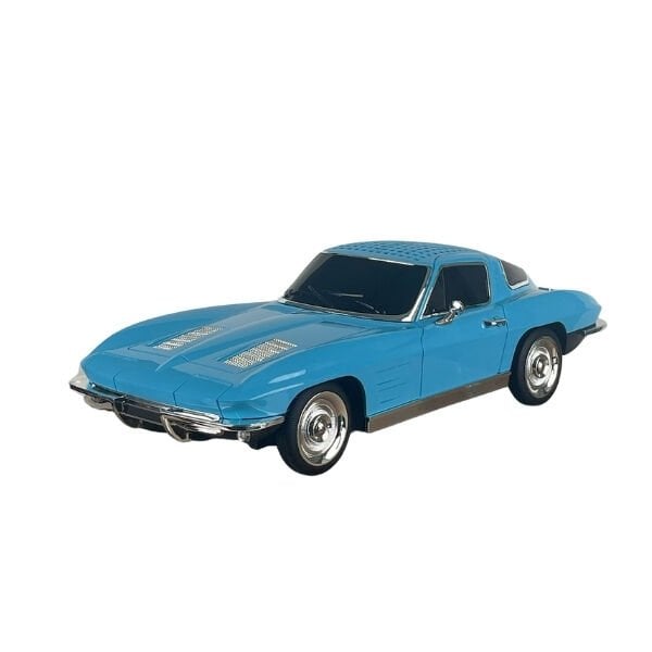 EVERTON RT-1956 Mavi (Blue) Arabalı Bluetooth Fm/Usb/Tf/Aux Şarjlı Nostaljik Radyo
