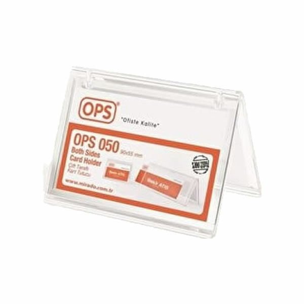 OPS 050 90X55MM ÇİFT TARAFLI KART TUTUCU