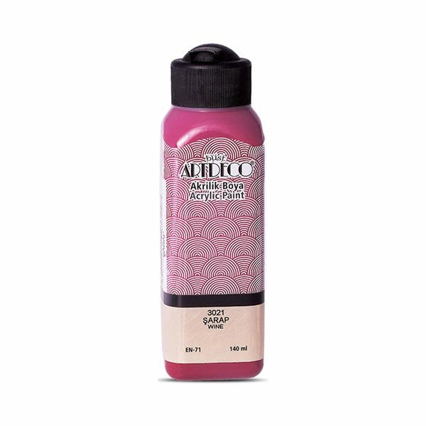 Artdeco 3021 140 ml Şarap Akrilik Boya