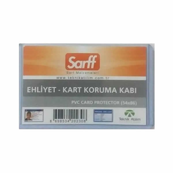 Sarff A-031H 55x85 mm Pvc Ehliyet Kabı